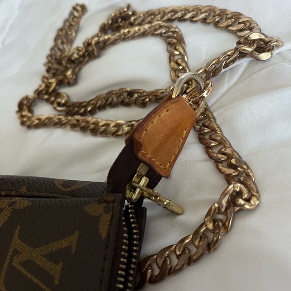 Louis Vuitton Mini Pochette Monogram Clutch - Picture 10 of 14